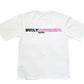 BUILT DIFFERENT TEE WHITE/PINK