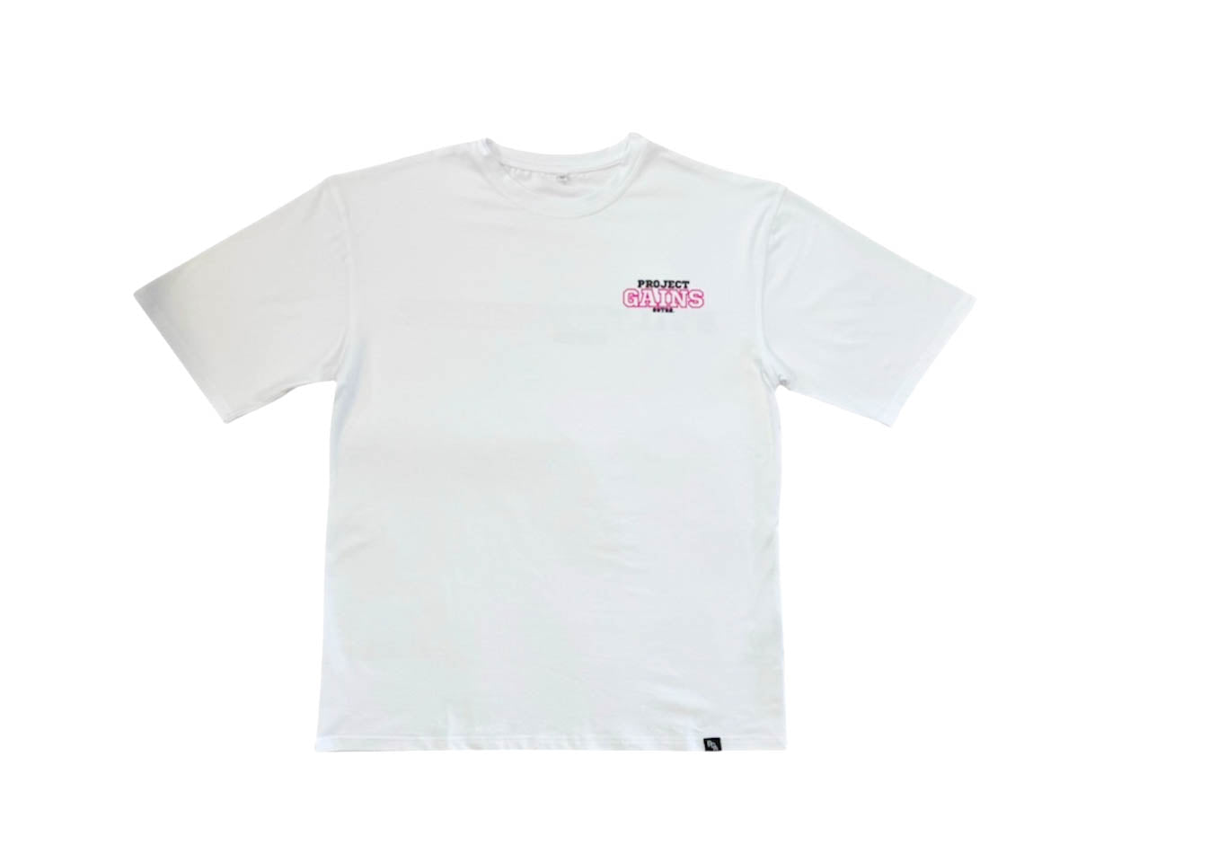 BUILT DIFFERENT TEE WHITE/PINK